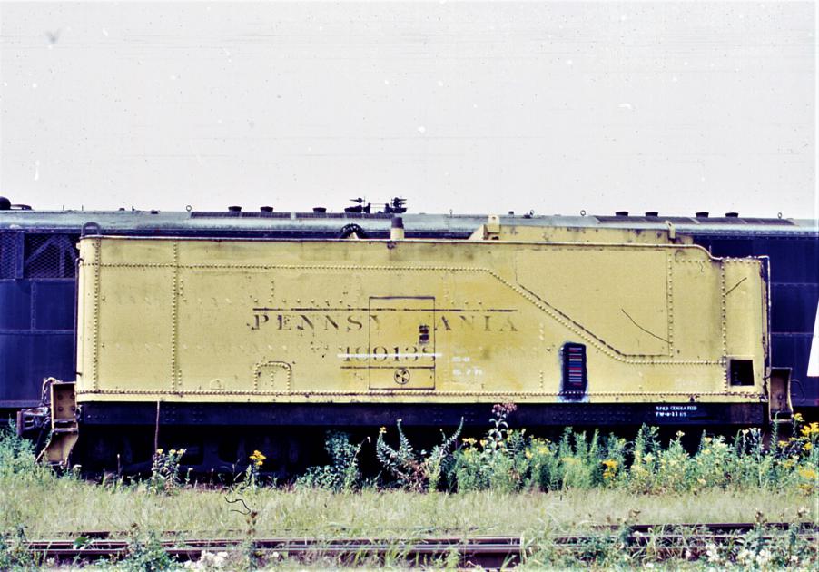 CR. Ex-PRR Tender #199138, Work Train Service. 8/15/1977 | Conrail ...